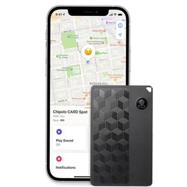 Wallet Tracker Card with Luggage Tag - Compatible with Apple Find My Card - 1.6mm Slim GPS Card for Wallet - Rechargeable Finder Tracker for Keys Bags & Passports(iOS Only)
