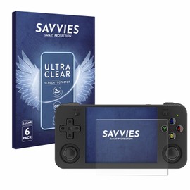 Savvies 6 Pack Screen Protector compatible with Anbernic RG35XX H Protection Film Clear