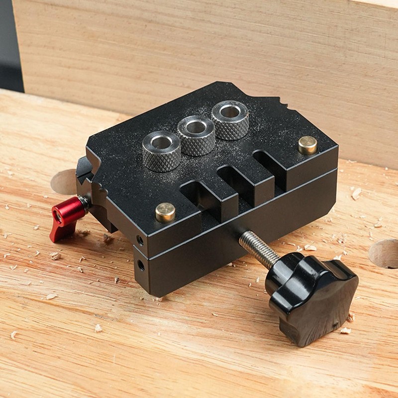Self Centering Doweling Jig Kit, Drill Jig for Straight Holes,