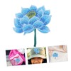 Operitacx Unique Lotus Flower Patch for Clothing 1pc Handcrafted Ethnic