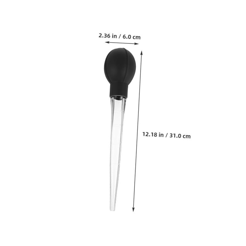 Ciieeo 3pcs Large Bulb Graduated Liquid Transfer Dropper Ergonomic Pipette