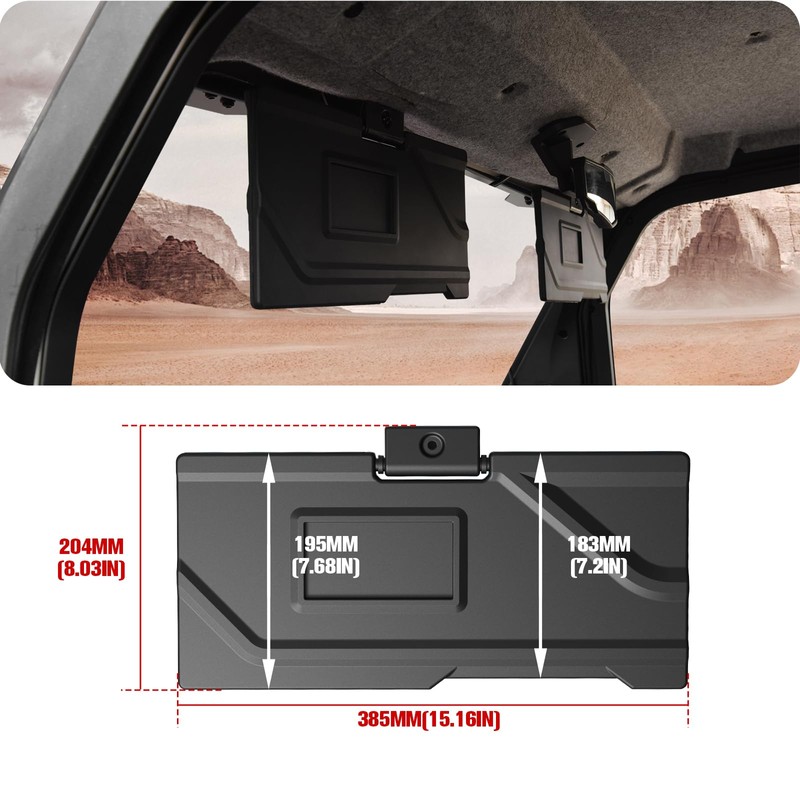 LitMiRaCle Sun Visors for Polaris Xpedition XP/XP 5/ ADV 2024