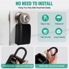 LUROON Key Safe with 4-Digit Combination Code, Large Waterproof Key