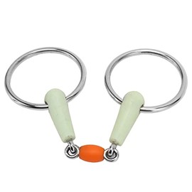 Pssopp Horse Mouth Bit, Sturdy Material Horse Mouth Bit Exquisite Craftsmanship Stainless Steel Horse Snaffle Bit Flavor Horse Mouth Snaffle Bit for Farmhouse