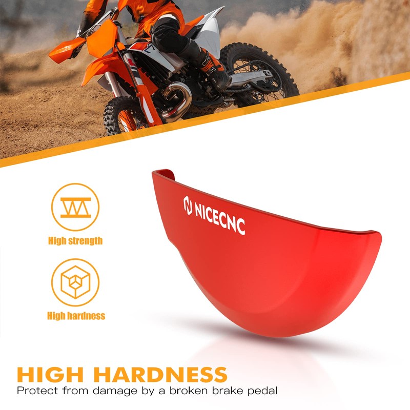 NICECNC Motorcycle Clutch Guard Aluminum Compatible with Honda XR650L 1993
