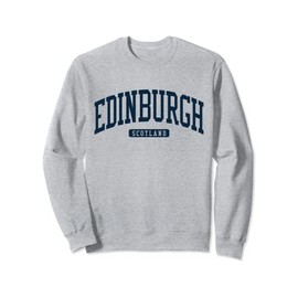 Edinburgh United Kingdom UK College University Style Navy Sweatshirt