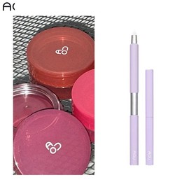 AOU Floofy Matte Balm + Lip Brush Set 2items, Balm:09 Chili Balm