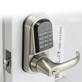Electronic Auto Door Lock Smart Keyless Touch Password Entry Left Handle,Smart Door Lock Non key Entry