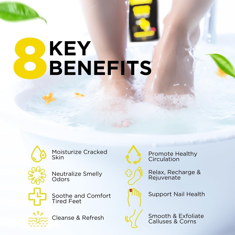 Citrus Detox Foot Soak with Epsom Salt - for Foot