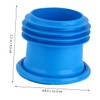 TEHAUX Thickening Toilet Sealing Ring Odor Resistant Flange Ring for