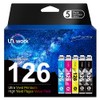 Uniwork Remanufactured 126 Ink Cartridges Replacement for Epson 126 T126