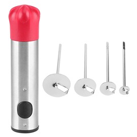 Fruit Drill, Vegetable Corer Core Remover Slicer Children Spiralizer Coring Hollowing out Food Salad Making DIY Accessory Kitchen Tool Ergonomic Handle for Pear Cherry Jujube Red Dates Berry Potatoes