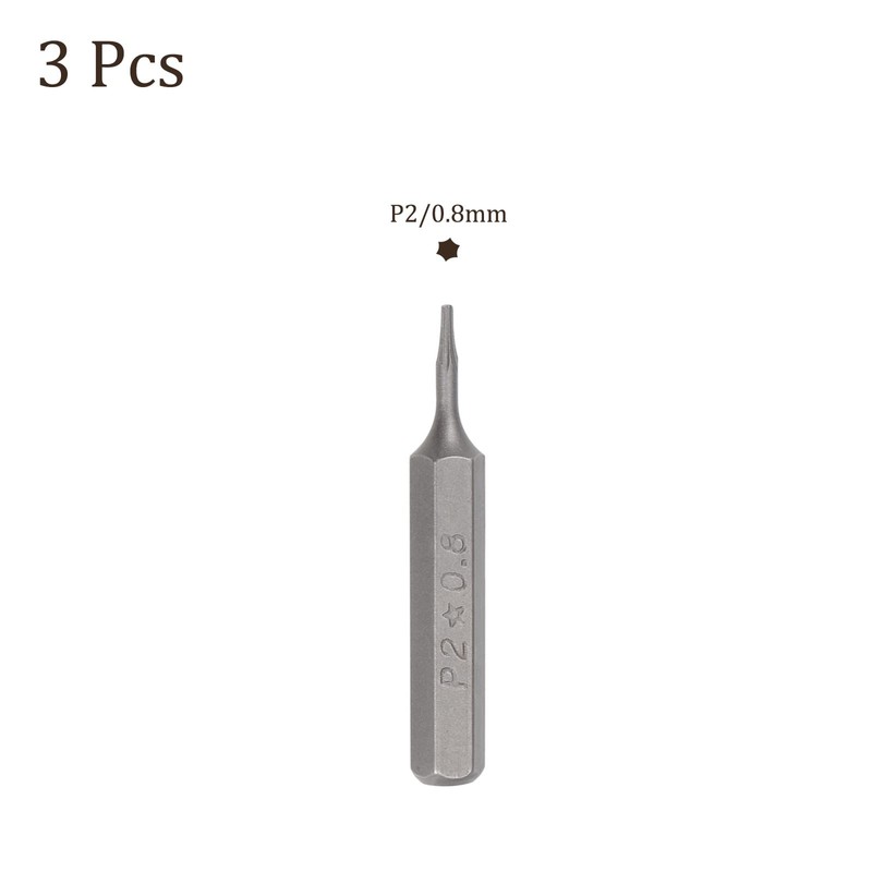 Kozelo 3pcs Star Bit - [1.1 Inch x H5/32 x