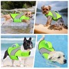 Doglay Dog Life Vest, Dog Life Jacket with Double Rescue