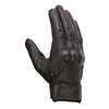 Milwaukee Leather Men's Black Leather Gloves with Rubberized Knuckles -
