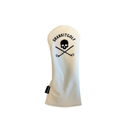 SHANKITGOLF Golf Driver Head Cover (White Skull)