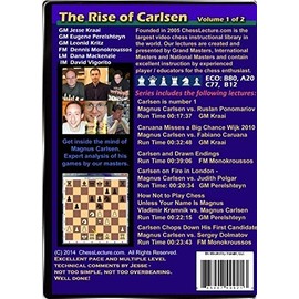 Chess Lecture The Rise of Carlsen - 2 DVDs Volume 100