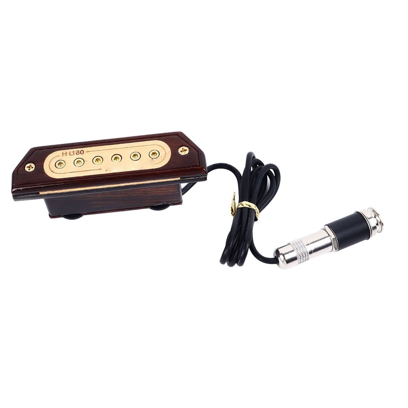 Soundhole Pickup Punching Free Acoustic Guitar Volume Tone Control Instrument
