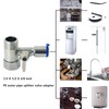 Stainless Steel Water Supply Adapter 1/2" x 1/2" x 3/8"
