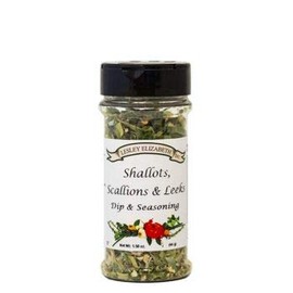 Lesley Elizabeth Shallots, Scallions & Leeks Seasoning – All-Purpose Dip & Herb Blend | Gourmet Onion Spice for Chicken, Vegetables, Seafood & Grilling