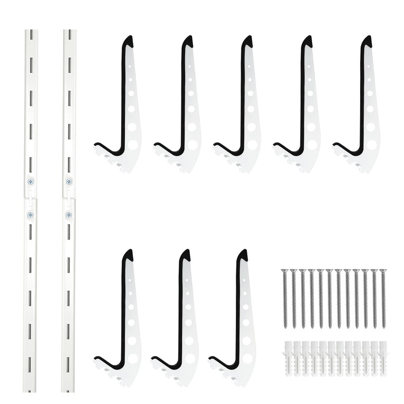 HIKULA 5 Board Surf Rack Wall Mount for Surfboard, Wakeboard,