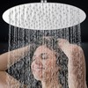 Rain Shower Head, Katezon High Flow Rainfall Showerhead Stainless Steel,