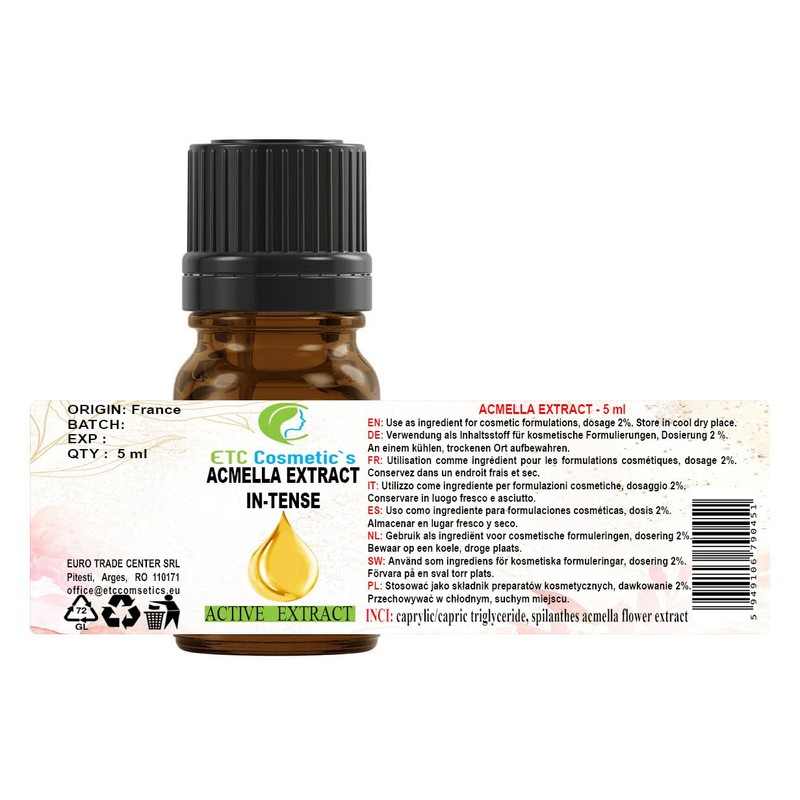 Acmella Extract 5 ml - A Concentrated, Firming and Wrinkle