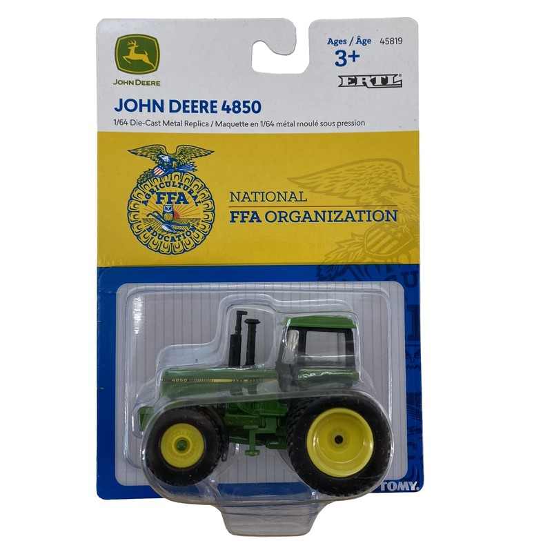 John Deere 1/64 Scale 4850 Tractor with FFA Logo