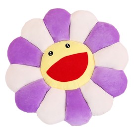 Colorful Sun Flower Plush Toy Sunflower Stuffed Doll Cat Pet Cushion Mat Pillow Home Bedroom Shop Restaurant Decor