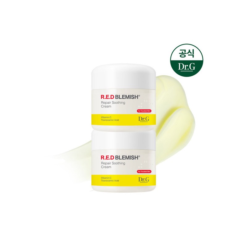 Dr.G Red Blemish Repair Soothing Cream 50ml x 2 /
