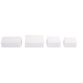 RAYHER 34231000 Soap Mold: Depth 3 cm, 4 Pieces, Plastic Case – Xmas, Birthday Novelty Gift, Plastic, White, 34.5 x 10 x 3.5 cm