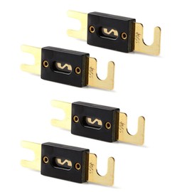 Set of 4 ANL Fuse for Autocar Vehicles Audio System Gold Plated 150 AMP