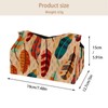 2 Pack Tissue Box Cover Holder, Pig Head Pattern Rectangle