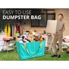 TidyFriend Dumpster Bag 45 Inches, Reusable Yard Waste Bags, Foldable