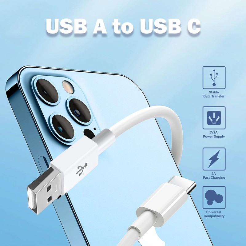 16.4ft/5M Power Extension Cable for Any USB-C Enabled Security Cameras