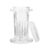 iplusmile Coplin Jars Glass Staining Jar 5- Slide Capacity Staining