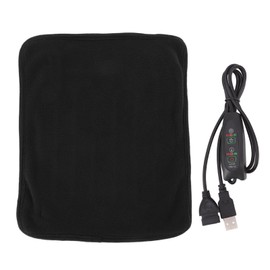 SUAA Heating Pad Provides Skinfriendly Heat, Provides Warmth, Soft and Portable USB (Black)