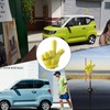 Hand Gesture Car Antenna Ball,Automotive Yellow Exterior Decor | Easy