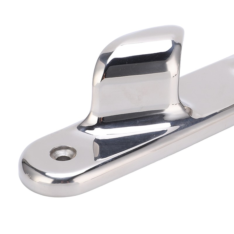 10in Bow Cleat 316 Stainless Steel Polished Mirror Finish Anchoring