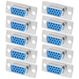 Create idea Pack of 10 3 Row 15-Pin Female Connector DB15 D-Sub Male for Automatic Control Unit