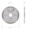 PRODIAMANT Diamond Cutting Disc Tile 80 mm x 15 mm