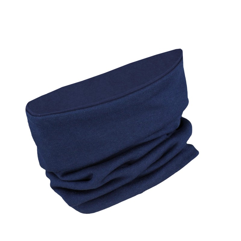 TupTam Unisex Children's Beanie Hat Tube Scarf Set, darkblue