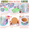 Billbotk Billbotk 8 Pieces Diamond Art Painting Coasters Kit with