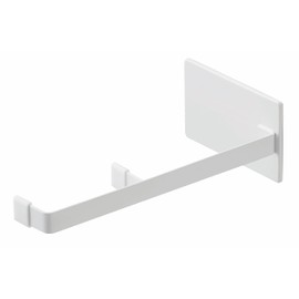 Yamazaki 5910 Magnetic Bathroom Door Stopper, White, Approx. W 3.5 x D 7.7 x H 2.4 inches (9 x 19.5 x 6 cm), Tower Door Stopper, Easy Installation