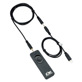 UR232F2 Remote Shutter Release Cable for Sony A7S III, ZV-1 A9 A7 II III A7R II III IV A7S II A6500 A6400 A6300 A5100 RX10 II III RX100II RX100III RX100M5 RX100M6 HX90 Sony RM-SPR1 Replacement