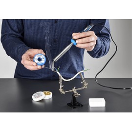 CFH Elektro Lötkolben E 60 - Ideal für Elektronik & Schaltdrähte bis 2 mm, 60 W / 230 V ~ 50 Hz, Aufheizzeit 120 Sekunden bis 460 °C, TÜV SÜD GS zertifiziert