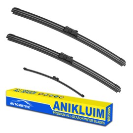 ANIKLUIM® 22"+20" Wiper Blades with 9" Rear Wiper Blade Set Replacement for 2021-2024 Ford Bronco Sport Windshield Wipers Original Factory Quality (Pack of 3)