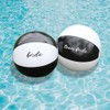 eBuyGB Black & White Bride Beach Balls, Bridal Party Gift,