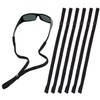 SHINKODA Black Glasses Strap, Sports Sunglasses & Eyeglasses Holder Straps