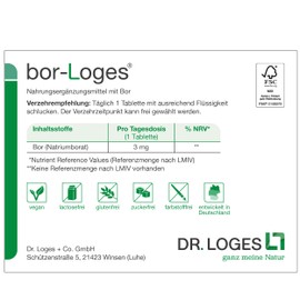 bor-Loges – 60 Tablets – For Targeted Boron Supply